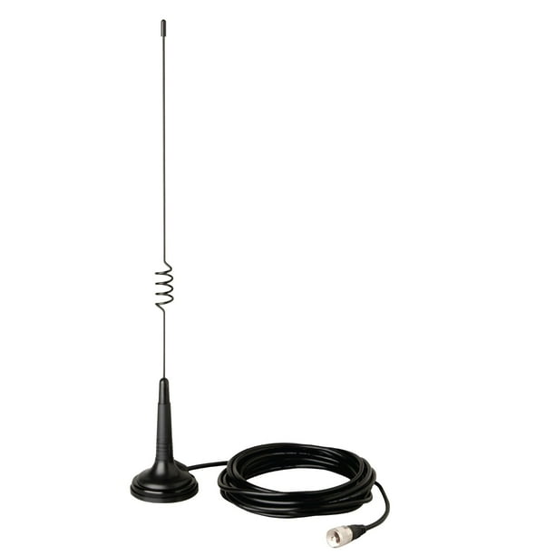 Antena CB Cobra HG A1000 con soporte magnético de 18,5 pulgadas, color negro