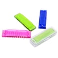 thumbnail image 3 of KAKOWELY Plastic Harmonica Instrument 1Pack for Beginner Students and Kids in Pink Color, 3 of 8
