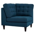 thumbnail image 2 of Modway Empress Upholstered Fabric Corner Sofa in Granite, 2 of 11