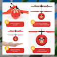 thumbnail image 4 of Rovio Angry Birds Movie Red IR UFO Ball Helicopter, 4 of 6