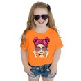 thumbnail image 4 of Girls T Shirts Cute Graphic Print Round Neck Short Sleeve Tee Summer Casual Tshirts 8 Years-9 Years, 4 of 4