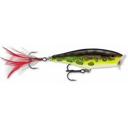 Rapala Skitter Pop 05 Topwater Fishing Lure 2 3/16oz Lime Frog