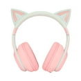 thumbnail image 1 of Auriculares de Música Plegables, Auriculares Con Orejas de Gato Led de 7 Colores, Auriculares para una una una conexión estable dento de 10 m, 1 of 7