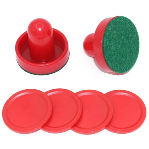 Wisremt Air Hockey Pucks, 8pcs/set, Red, High-Quality Plastic Accessories