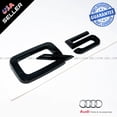 thumbnail image 2 of OEM ABS Nameplate Audi Q5 Gloss Black Emblem 3D Trunk Logo Badge Decoration, 2 of 3