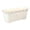 Beige, variant on Rectangular Planters, 11.89X5.39X5.2inch Window Box Planters, Plastic Flower Pots, Succulent Planter Pots, Railing Planter Boxes with Wavy Edge, Durable Lightweight Planters for Indoor Outdoor