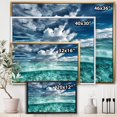thumbnail image 4 of Designart Amazing Underwater Seascape And Clouds FLOAT FRAME WALL ART, 4 of 4
