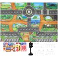 thumbnail image 1 of Road Signal Toys Assorted Color 1 Set 32.7x22.4in Mat 4.7x1.8x1.8in Toy, 1 of 8