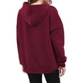 thumbnail image 5 of BILIKEYU Women's Oversized Sweatshirts with Pocket Pullover Top, Womens Tops, Sweatshirt for Women, Fall Clothes, 5 of 6