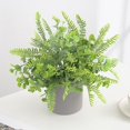 thumbnail image 3 of Mini artificiale vegetación de imitación en pntas de interior pequeñas para decoración del hogar, escritorio de oficin Verde Baoblaze plantas falsas al aire libre, 3 of 8