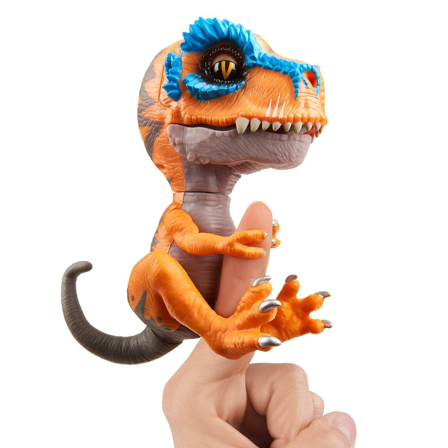 orange dinosaur fingerling