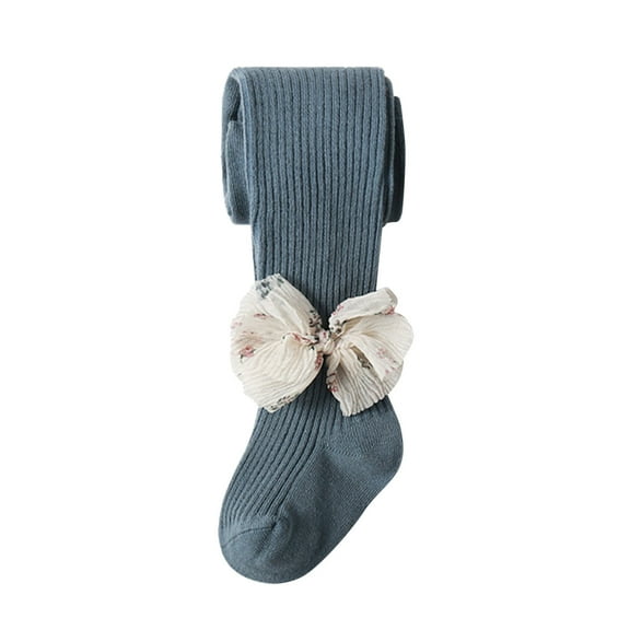 XQYLOS Kids Baby Cable Knit Tights Leggings Toddler Girls Non Slip Cotton Pantyhose Stockings Winter Warm Outfits for Cold Weather