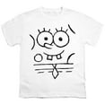 thumbnail image 2 of SpongeBob SquarePants SpongeBob Sketch Smile Kids T Shirt for Youth Boys and Girls, Yellow, X-Large, 2 of 5