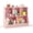 Pink, variant on Furnibear 5-Cube Wooden Kids Toy Storage Organizer with Anti-Tipping Kits and Stackable Cube Shelving for Bedroom Playroom Nursery to Sort Books and Toys, White