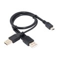 thumbnail image 4 of axGear USB 2.0 Male to Mini 5 Pin Y Cable Data and Power Cable for Hard Disk Drive, 4 of 4