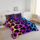 thumbnail image 2 of Juego de Cama para Niñas Mujeres Colorido Juego de Cama Estampado Guepardo Rosa Azul, 2 of 5