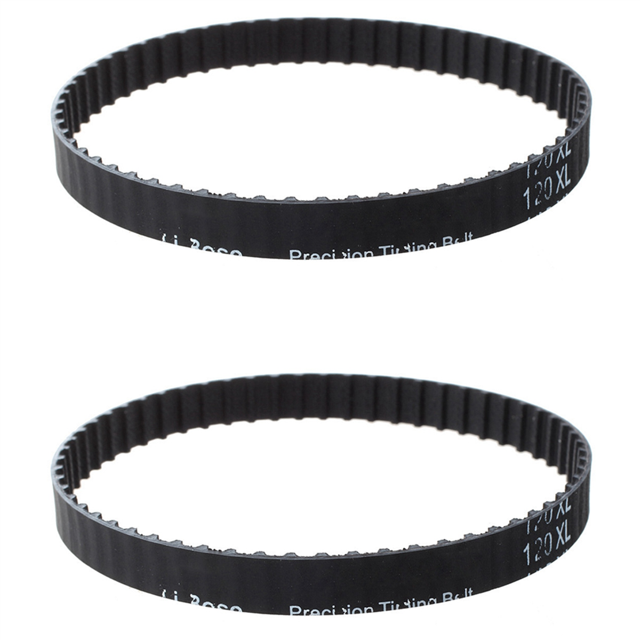 2 Pcs 10mm Largeur 5,08mm Pas 60 Dents 60T Rouage Courroie de Distribution Noir 120XL