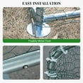 thumbnail image 4 of Zimtown 13 x 10 ft Chicken Coop Large Metal Chicken Cage House Hen House Rabbit Hutch Poultry Cagem, 4 of 7