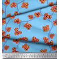 thumbnail image 2 of Soimoi polyester Crepe Fabric Flower Artistic Print Sewing Fabric Yard 52 Inch Wide, 2 of 3