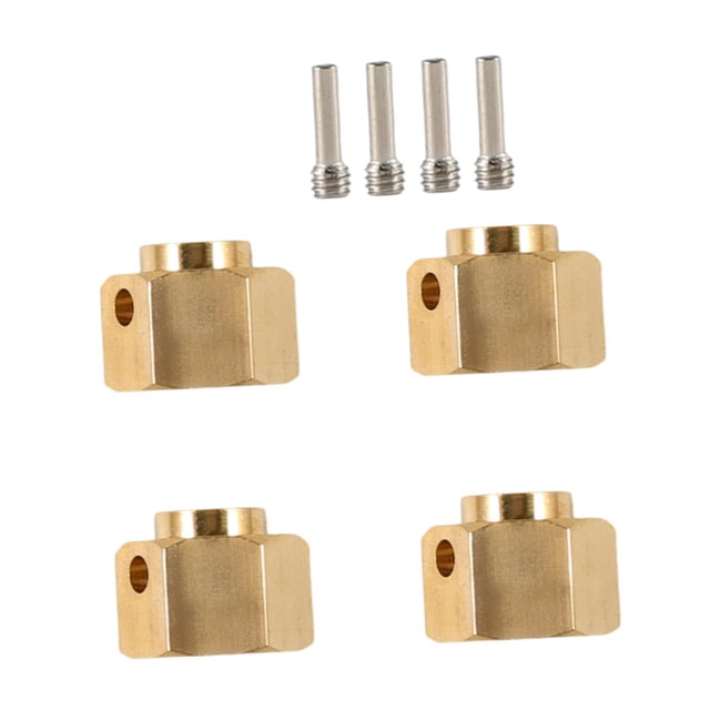 Adaptador hexagonal de cubo de rueda de latón para coche RC, extensión resistente, actualización para Crawler 1:10 8 mm