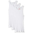 thumbnail image 3 of Hanes Ultimate Men's 3-Pack Tagless Tank, White, Medium, 3 of 3
