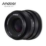 Andoer 50mm F1.8 Digital Camera Lens Large Aperture APS-C Frame Multilayer Film Coating Mirrorless Camera Lens Compatible with Canon M2/ / M5/ M6/ / M100/ M50 -M Mount Cameras