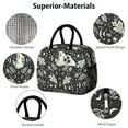 thumbnail image 4 of Lunch Bag Lunch Box for Women Reusable Insulated Lunch Bags,Water-Resistant Gothic Cooler Lunch Tote Bag, Large Capacity for Work Travel Picnic, 4 of 6