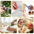 thumbnail image 5 of AGCAN 5 Pack Scissors All Purpose, 8" Sharp Blades Scissors for Office with Comfort Grip Handles, Multicolor Scissors All Purpose Heavy Duty For Home, Sewing, and Crafts, 5 of 8