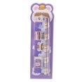 thumbnail image 2 of YIMWNYI 5-Piece Stationery Set, Pencil, Eraser, Ruler, Sharpener, and Cute Design, Practical Office and Learning Supplies for Everyday Use, 2 of 5