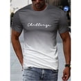 thumbnail image 3 of Vintage Men‘s T-shirts 3D Gradient Print Short-sleeve Tops Summer Casual Street Hip Pop T Shirt Fashion Oversized Loose Clothing, 3 of 7