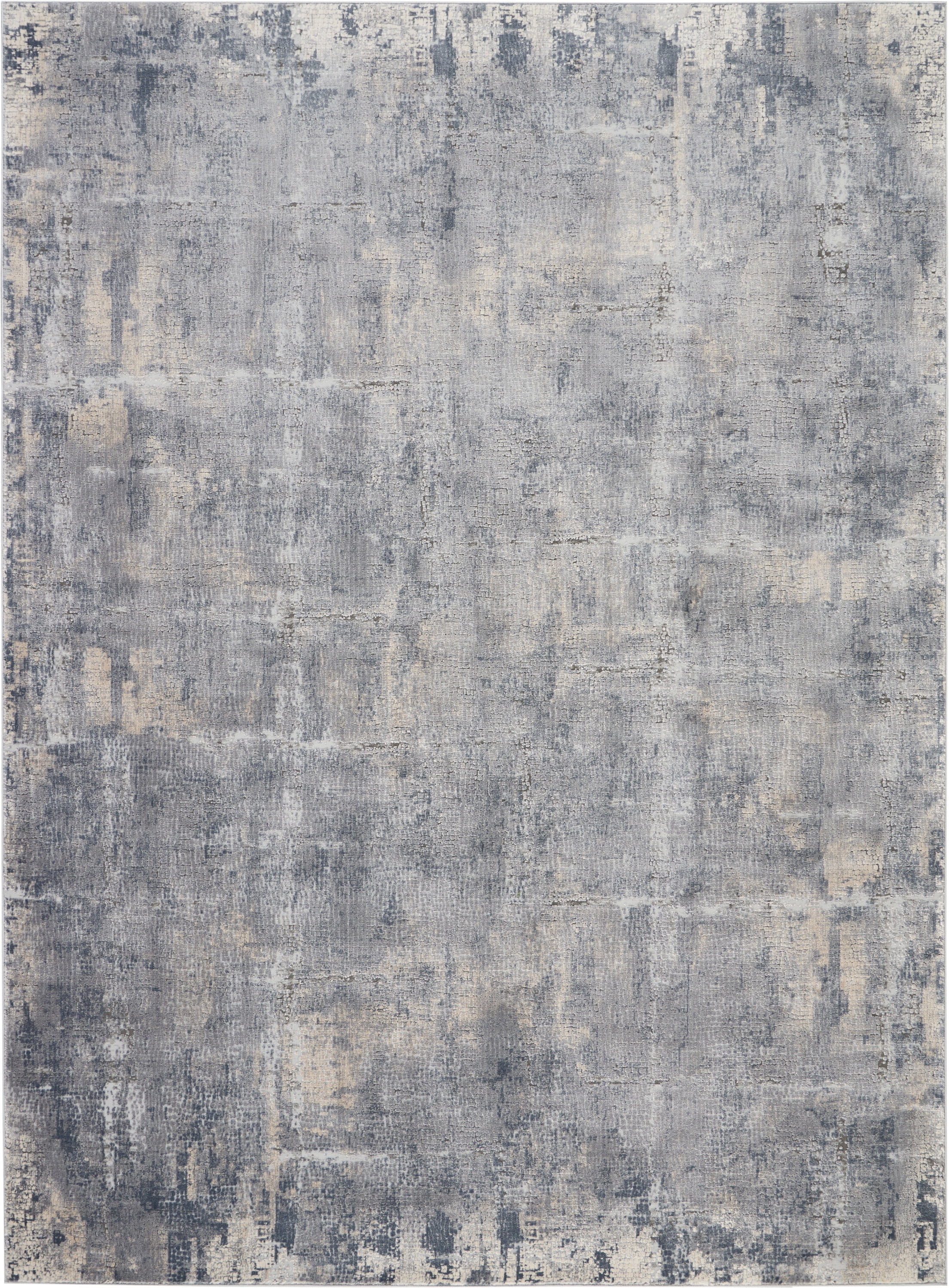 Nourison Rustic Textures Abstract Grey/Beige Area Rug