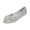 Silver, variant on Womens Jelly Sandals, White Jelly Shoes Glitter Flats for Women, Slip On Summer Ballet Flat Transparent Layered Lines Bird Nest Soft Hollow Out Loafers 37