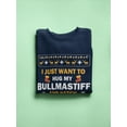 thumbnail image 3 of I Want To Hug My Bullmastiff Sweatshirt Men -Image by Shutterstock, Male 4X-Large, 3 of 4