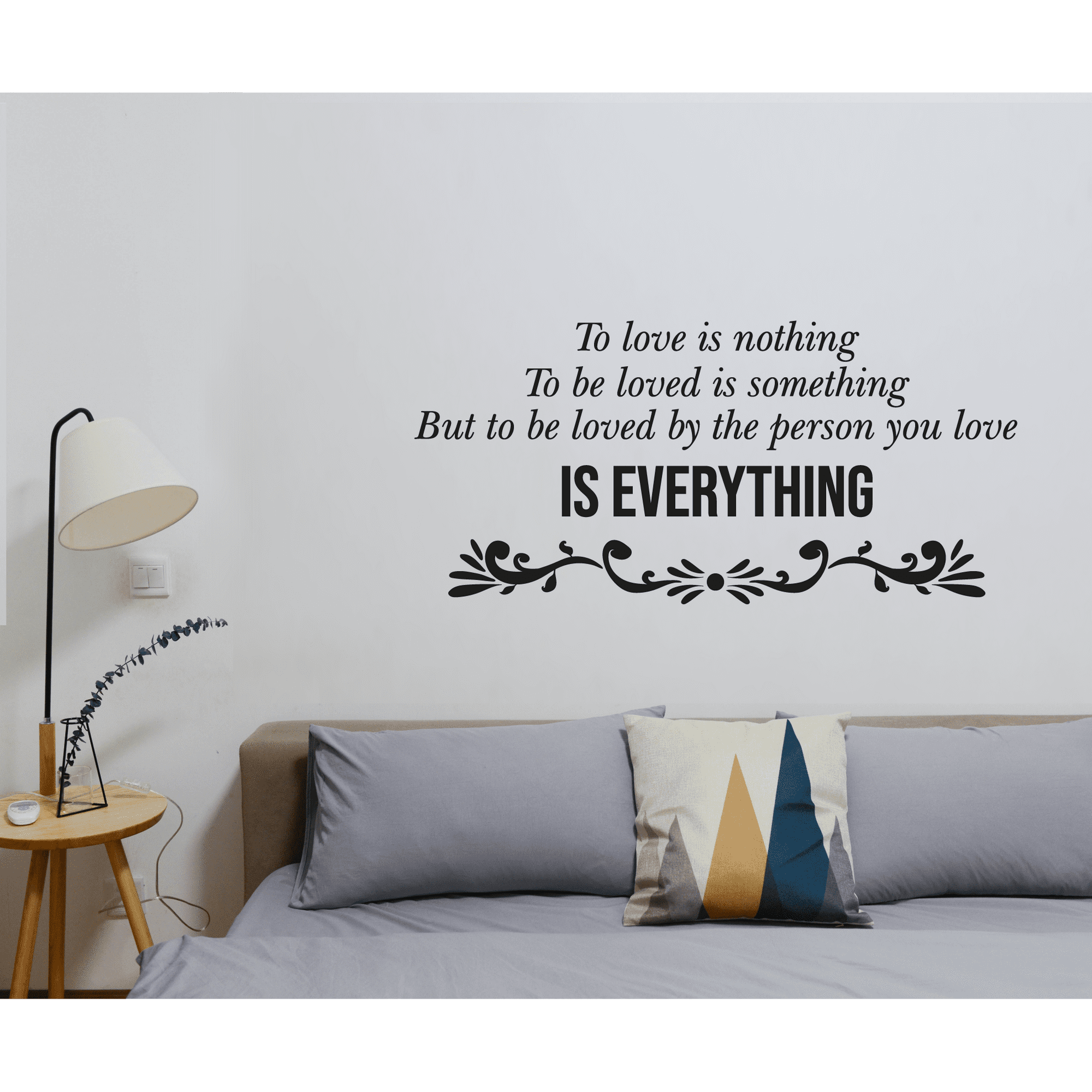 Bedroom Living Inspirational Love Quotes Adhesive Wall Art ...