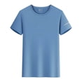 thumbnail image 5 of WIZUTIZ Men's Short Sleeve T-Shirt Summer Lightweight Breathable Quick-Dry Crew Neck Loose Outdoor Sports Top Reflective Detail for Running Hiking Daily Wear Mens Fashion, 5 of 6