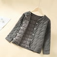 thumbnail image 4 of Odeerbi Kids Boys Girls Winter Padded Coat Padded Jacket School Uniform For Children Gray 7-9 Years, 4 of 7