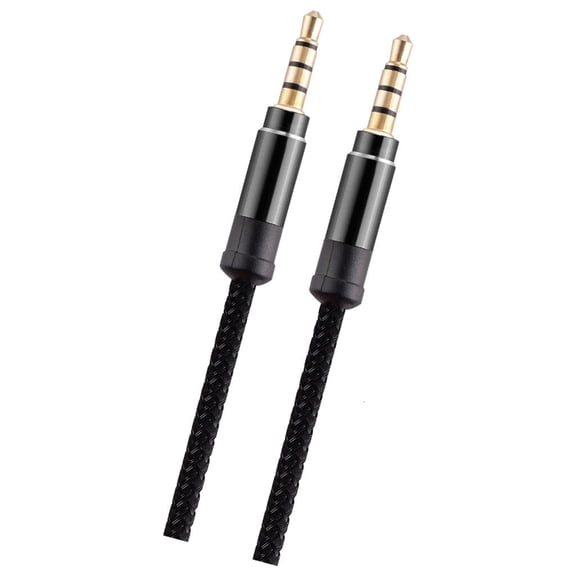 YIGSECU 1/8 to 1/8 Stereo Cable 3.5mm to 3.5mm Sound Cable Guitar to Male Cord Nylon Braideds for Laptop Home Theater