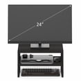 thumbnail image 5 of Furinno CLASSIC 15.7" Wide Dual Monitor Riser Set of 2 Espresso, 5 of 7