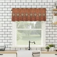 thumbnail image 4 of Southwest, Kitchen Valances for Windows 54x18 Inch Kitchen Curtains Valances Rod Pocket Geometric Stripe Boho Native Flower Print Bathroom Window Valances for Window Treatment Decor, 4 of 6