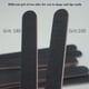 thumbnail image 4 of Limas de uñas profesionales de doble cara, grano 100/180, 10 unidades. Limas de uñas negras para manicura y pedicura., 4 of 8