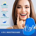 thumbnail image 2 of Mouth Guard for Grinding Teeth and Clenching Anti Grinding Teeth Custom Moldable Dental Night Guard Dental Night Guards -4 Pack/2 Size, 2 of 8
