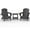 black 2 chairs + 1 side table, variant on Ataucjin All-Weather HDPE Folding Adirondack Chair Set of 2 with Side Table and Cup Holder, Embossed Wood Grain Texture, Outdoor Patio Seating for Garden, Deck, Fire Pit