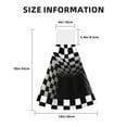 thumbnail image 3 of Yiaed 3d Black and White Checkerboard Tunnel Print Coral Velvet Wipes Absorbent Wipes Cleaning Cloths Household Table and Dish Wiping Cloths, 3 of 7
