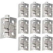10 Pcs Automatic Closing Hinge Self Hinges Door Butt Spring Heavy Duty Invisible Garage