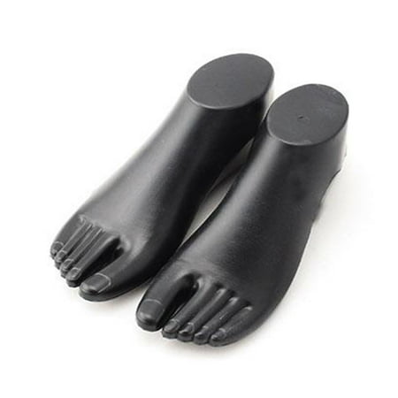 

harmtty 1 Pair Plastic Feet Foot Model Shoes Socks Stretcher Sandal Support Shaper Tool Transparent Color