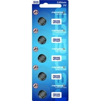 5 Renata CR1225 3V Lithium Coin Cell Batteries