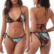 thumbnail image 3 of Disketp Beautiful Red Train Hot Air Balloon para Bañador de Dos Piezas para Mujer, Bikini Sexy Halter String, Conjunto de Bikini en Triángulo, 3 of 6