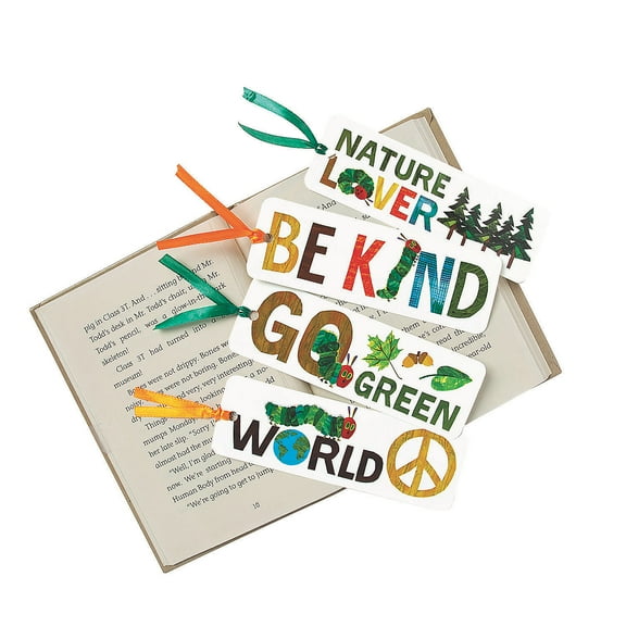 Eric Carle Love Your Planet Bookmark - Stationery - 48 Pieces