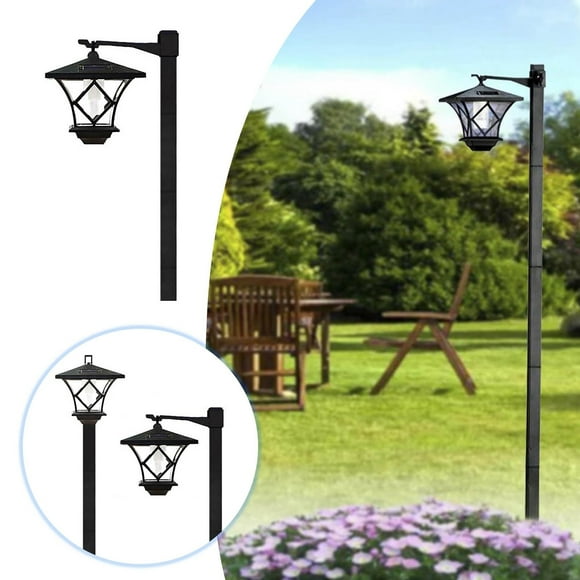 Garden Lamps Outdoor Solar Street Lights - -Style Solar Powered Lamp Post for Yard Backyard Patio Garden Path and Outdoor