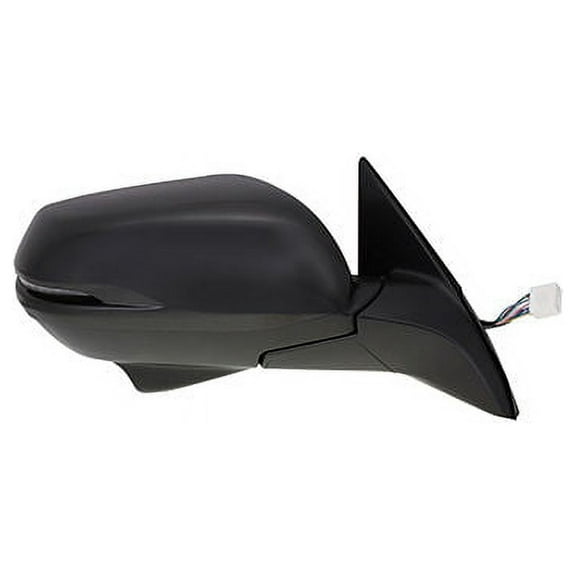Right Passenger Side Power Mirror - Paint to Match - with Heated Glass, Turn Signal, Manual Fold, Convex Glass, and Camera - Compatible with 2016 - 2018 Honda HR-V 2017